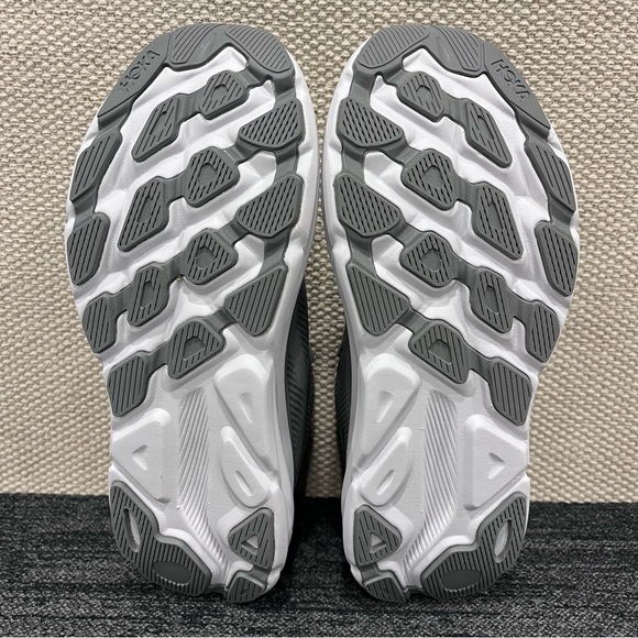 Hoka Clifton 9 Men’s Running Shoes Size 9.5D Grey White New With Box - Picture 6 of 6